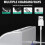 Stazione di ricarica per controller bianca 4x2800mAh 3