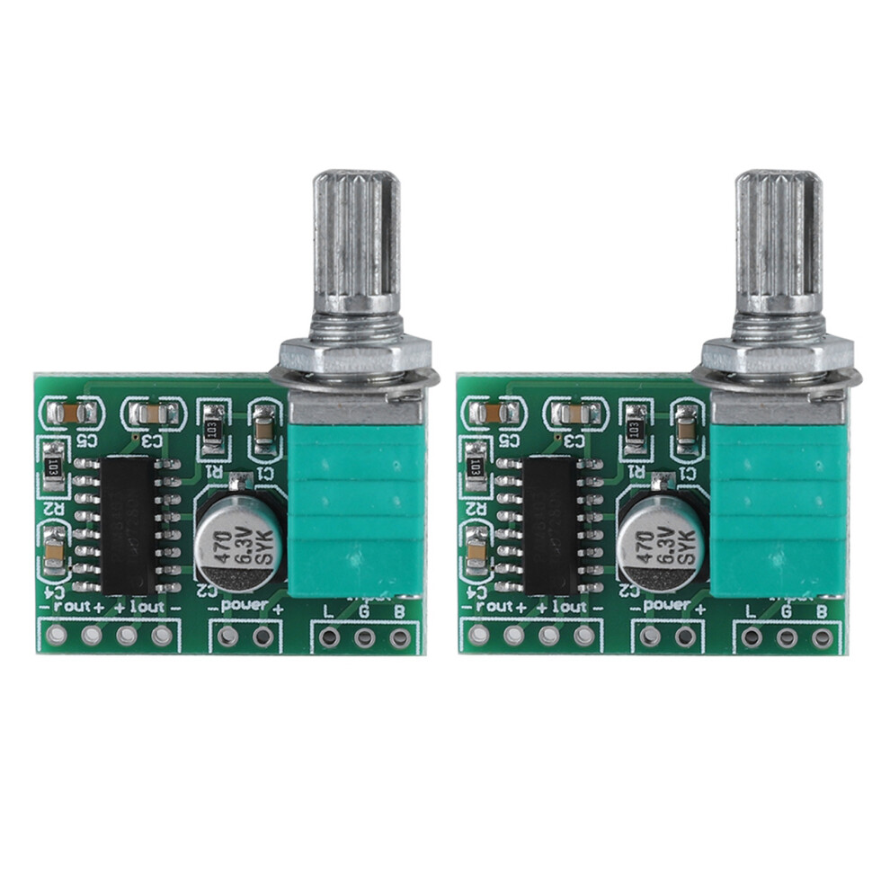Pam8403 2Pcs 5V Mini Digital Amplifier Module Board - 3W+3W Output 6921334255130