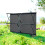 Outsunny Outsunny Double Camping Folding Cot Portable Sleeping Bed, Charcoal Grey 8