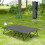 Outsunny Outsunny Double Camping Folding Cot Portable Sleeping Bed, Charcoal Grey 7