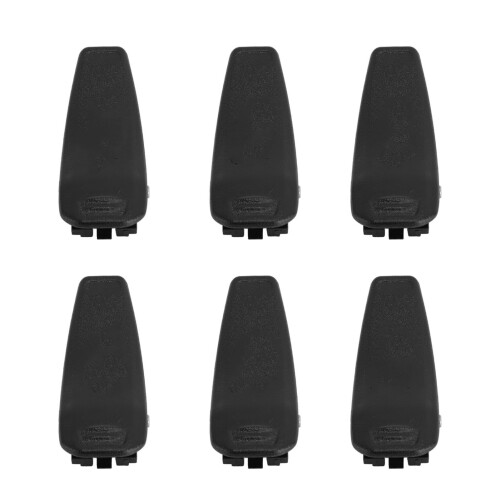 6 Stück Gürtelclip für BP 264, ABS, Schwarz 1