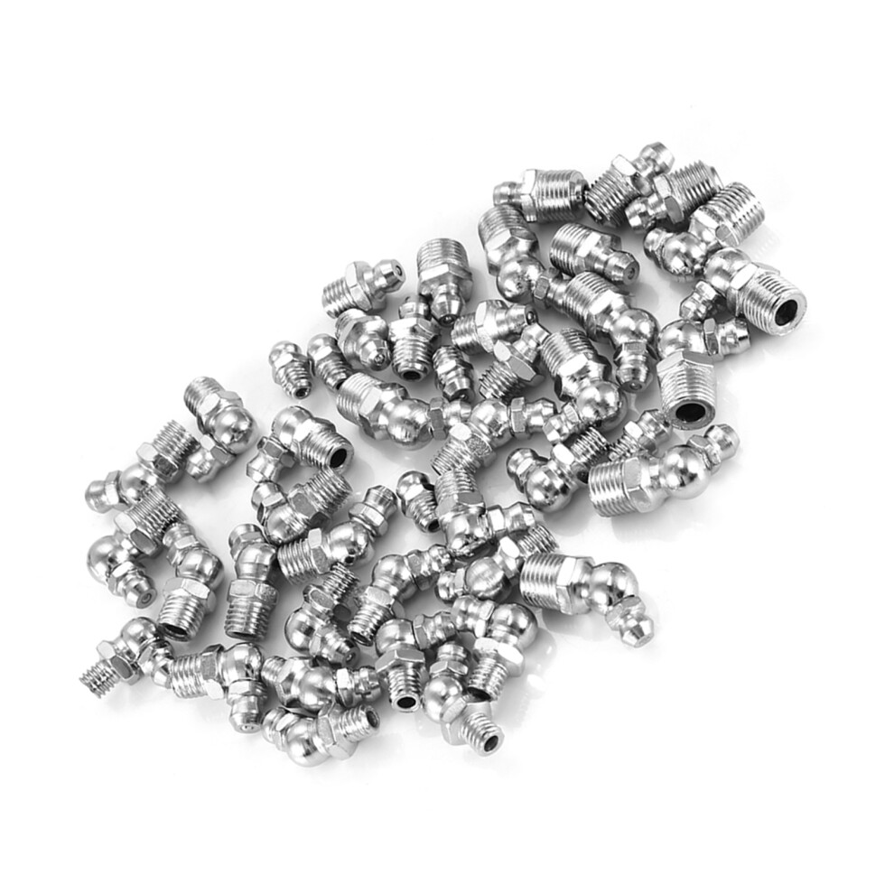 45Pcs M6/M8/M10 Brass Zerk Grease Nipple Fittings Assortment Kit 6921334255819