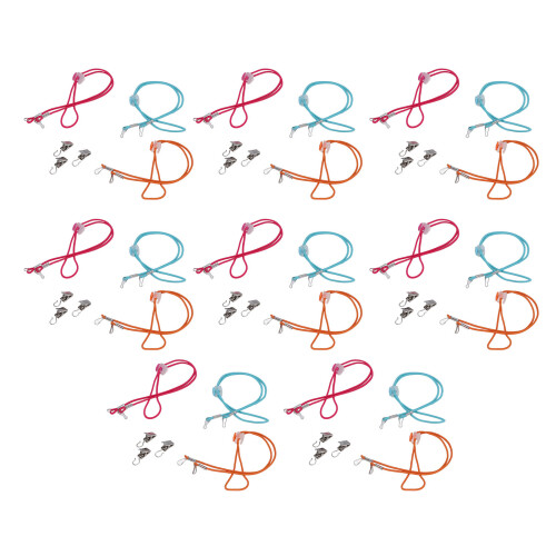 2 paquets de clips réglables pour serviette, multicolores