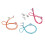 2 paquets de clips réglables pour serviette, multicolores 6