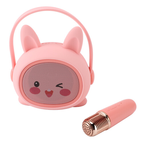 Micrófono de Karaoke Conejo Rosa 2000mAh/500mAh, 32GB