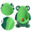 Modèle:FrogUrinal,Capacité:0,5 L,Taille:Mur,Couleur:Vert 1