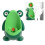 Modèle:FrogUrinal,Capacité:0,5 L,Taille:Mur,Couleur:Vert 9