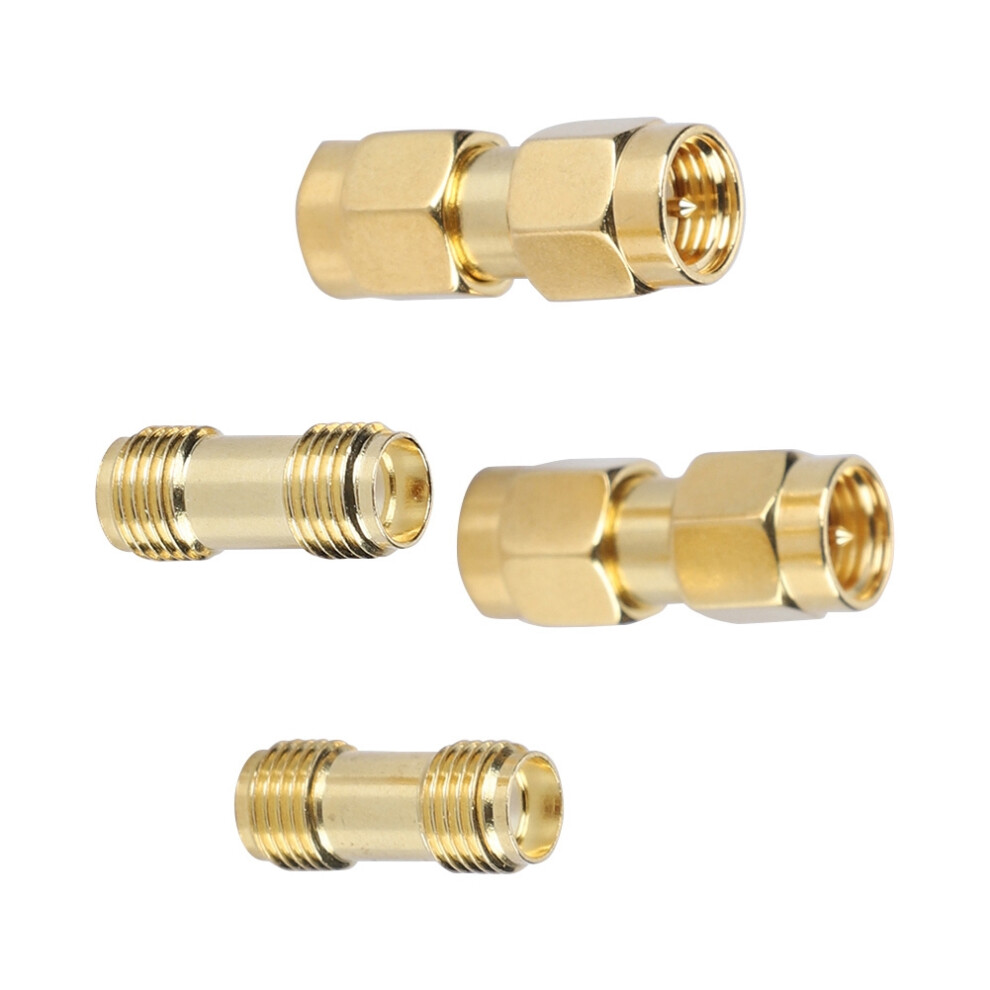 Set Of 2 Sma Male To Sma Male Radio Frequency Coaxial Connectors 50Î© 4301334258980