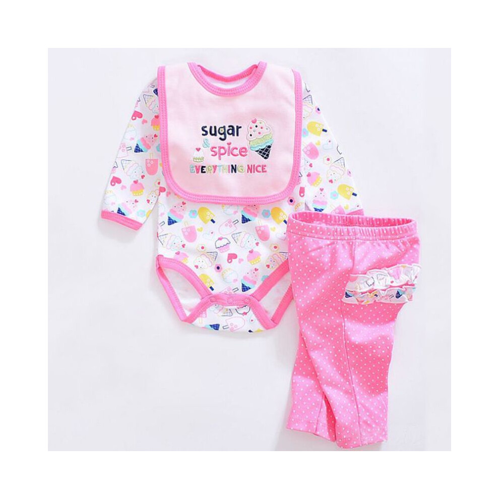 (#4  Sugar Spice)Vêtements robe barboteuse réaliste bébé poupées pour 2223 reborn bébé fille poupée garçon
