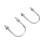 1 Set Edelstahl-Pole-Mount-Adapter V2, Silber 10