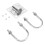 1 Set Edelstahl-Pole-Mount-Adapter V2, Silber 14
