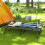 Outsunny Outsunny Double Camping Folding Cot Portable Sleeping Bed, Charcoal Grey 1