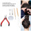 Kit di strumenti Micro Link per estensioni di capelli - Pinze 4