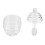 Translucent 265ml Beebyhive-Shaped Honey Jar with Dripper for Convenient Use 15