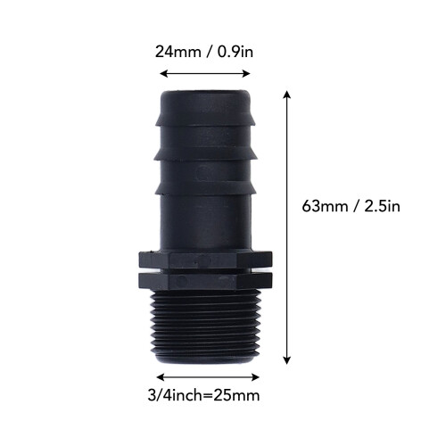 Timer per irrigatore NH3 da 4 pollici, ABS, IP55, 2x batterie AA 1