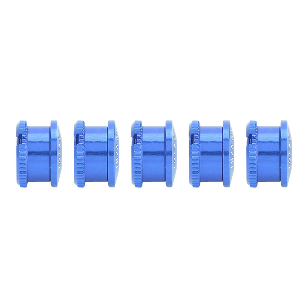 Blue Aluminum Chainwheel Bolts And Nuts - 8X4mm, Pack Of 5 6931334265794