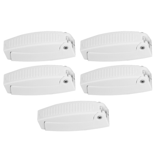 5-Pack White ABS RV Camper Door Catch Holders, Durable & Easy Install 1