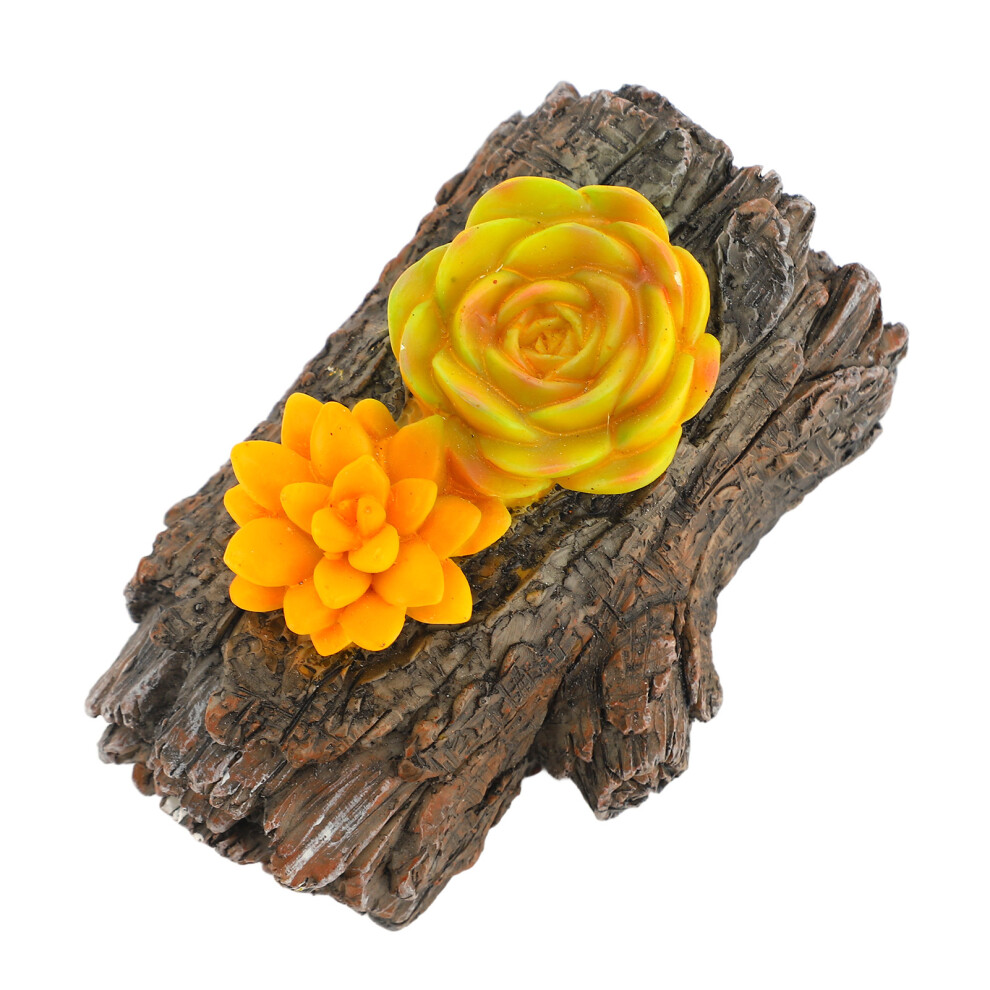 Resin Faux Stump Hidden Key Box Weather Resistant Outdoor Holder 4681334266957