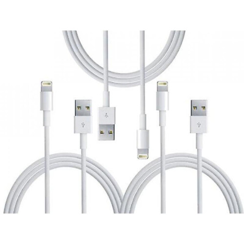 3-Pack 1 Meter - Lightning Charger compatible with iPhone X/8/7/6S/6/5S/SE iOS13