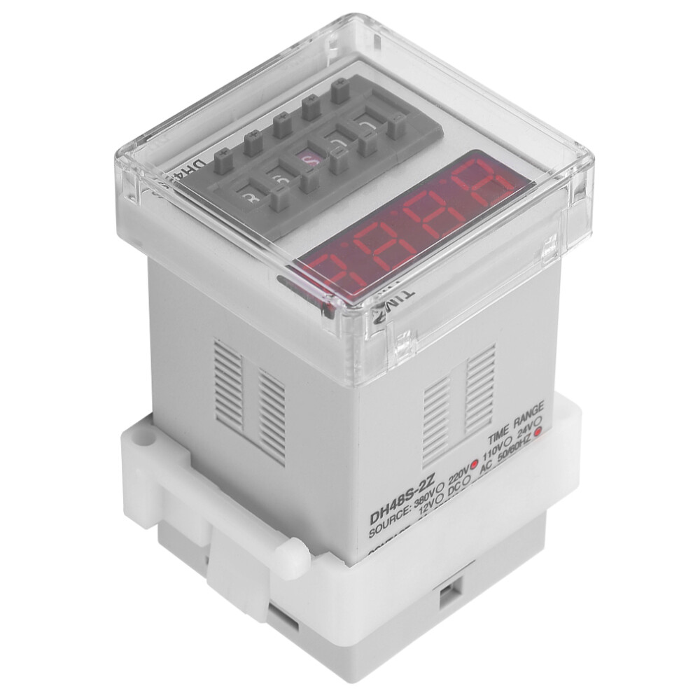 High Brightness Dh48s-2Z Timer Relay 220V With Flexible Adjust Button 7891334269804