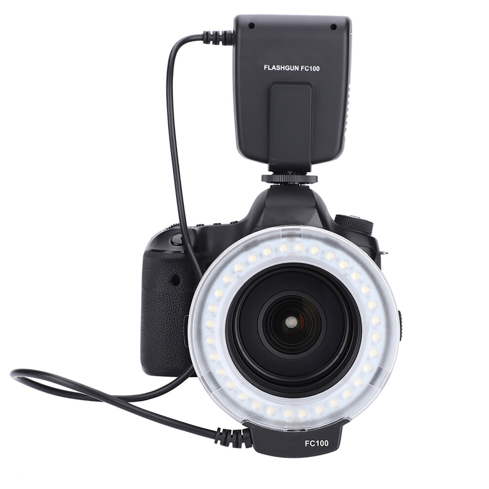 Portable Led Ring Flash Video Kit For Cameras, 7Brightness Modes Light 7891334269286