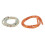 2-Ketten-Steinperlen: roter Achat & Amazonit 4x2mm 1