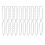 20 pezzi di spilli con anelli 7cm(4h) e 8cm(7h) argento 3