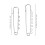 20 pezzi di spilli con anelli 7cm(4h) e 8cm(7h) argento 2