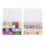 48 Raster 6 mm Buchstabenperlen-Set – 24 Farben DIY-Kit 15