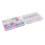 48 Raster 6 mm Buchstabenperlen-Set – 24 Farben DIY-Kit 1