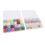 48 Raster 6 mm Buchstabenperlen-Set – 24 Farben DIY-Kit 10