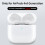 Apple AirPods 4 Charging Case Bluetooth Earphone Wireless Charging Box with USB-C Port 3