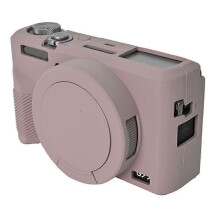 (Grey,Multicolor)For Canon G7 X Mark III Protective Case Dust-Proof Silicone Camera Cover - Rose