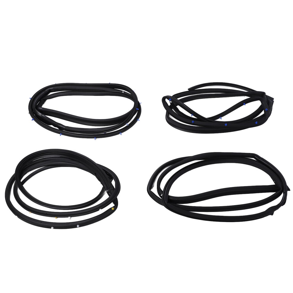 4Pcs Car Door Seal Strip For Civic 2006-2011 Rubber Weatherstripping 7681334275611