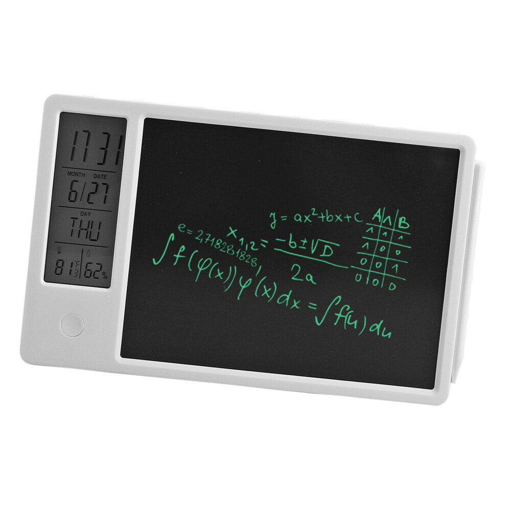 10" Rechargeable LCD Doodle Tablet with Clock, Calendar & Type-C