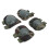 Set de 4 protectores de rodilla y codo, verde, TPE 13