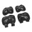 Set de rodilleras y coderas - Negro, 17x15cm; 20x17cm 15