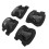 Set de rodilleras y coderas - Negro, 17x15cm; 20x17cm 12