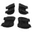 Set de rodilleras y coderas - Negro, 17x15cm; 20x17cm 10