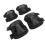Set de rodilleras y coderas - Negro, 17x15cm; 20x17cm 16