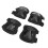 Set de rodilleras y coderas - Negro, 17x15cm; 20x17cm 8