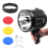 Rechargeable Spotlight,100000 Lumens LED Spot Lights Large Flashlight 1