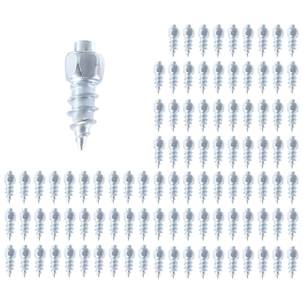 100Pcs 12Mm Tire Studs Carbide Screw For Car/Suv/Atv Car Tire Stud 4713022150566