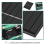 Carregador de célula solar 1W 4V com base para carregamento de 2 pilhas AA 7