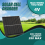 Carregador de célula solar 1W 4V com base para carregamento de 2 pilhas AA 6