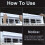 2.5 Inch Valance Clips Window Blind Clips Clear Plastic(12 Pieces) 5