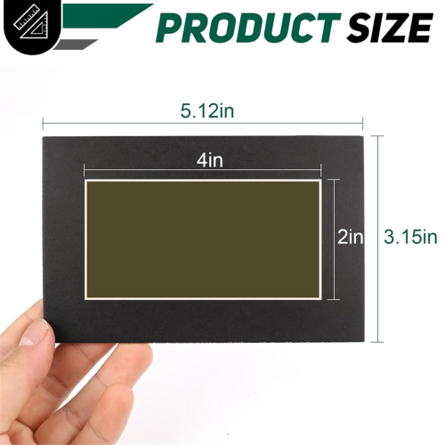 Película de visualização magnética, visor de campo magnético de 2 polegadas x 4 polegadas 1