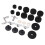 Set di ricambio per cimbali da 23 pezzi, 2,5/4/5 cm, Nero 14