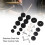 Set di ricambio per cimbali da 23 pezzi, 2,5/4/5 cm, Nero 6