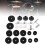 Set di ricambio per cimbali da 23 pezzi, 2,5/4/5 cm, Nero 16